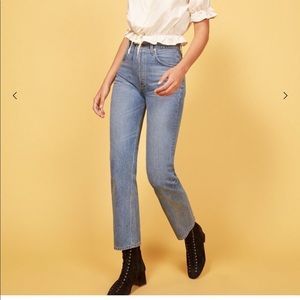 The reformation Cynthia high relaxed jean